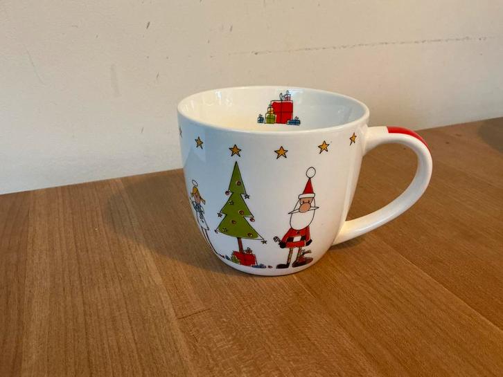 1 grote mok - PPD - Kerstmis, Huis en Inrichting, Keuken | Servies, Zo goed als nieuw, Kop(pen) en/of Schotel(s), Overige stijlen