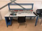Elektro werktafel met persluchtleiding (zie foto’s), Ophalen, Zo goed als nieuw