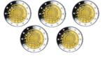5x 2 euro Duitsland 2015 Serie ADFGJ - Europese Vlag - UNC, Verzenden, Duitsland, 2 euro, Setje