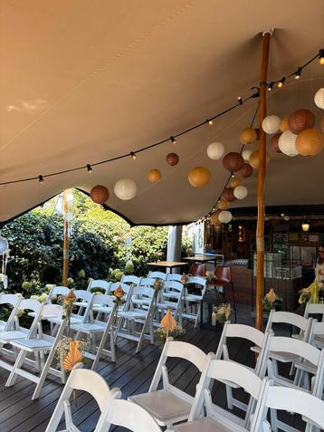 Lampionen bruin/witte tinten boho trouwerij feest beschikbaar voor biedingen