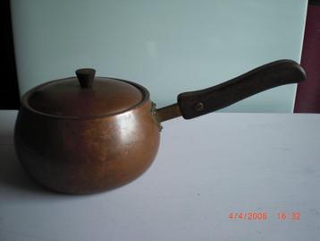APKO metalcraft koperen steelpan met deksel beschikbaar voor biedingen
