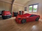 Corvette autobed met 3 kasten, Kinderen en Baby's, Kinderkamer | Bedden, Ophalen, 85 tot 100 cm, Gebruikt, Lattenbodem