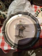 Tinnen /Porselein bord  METIERS DU VIEUX PARIS, Antiek en Kunst, Ophalen of Verzenden