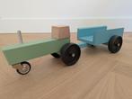 Set houten tractor + trailer van Floris Hovers, Ophalen