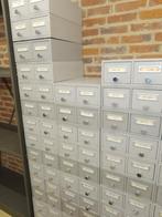 Metalen kaartcatalogusladen, Antiek en Kunst, Ophalen