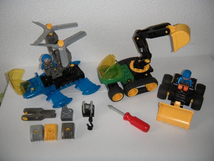 Technisch Duplo Toolo set 2913 + set 3589., Kinderen en Baby's, Speelgoed | Duplo en Lego, Gebruikt, Duplo, Complete set, Ophalen of Verzenden