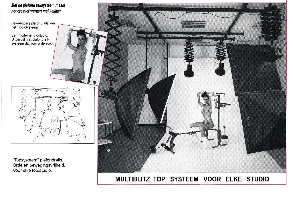 Professionele Rail systeem voor fotostudio., Ophalen, Nieuw