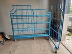 1x grote blauwe meubelkar 1.20m x 2.00m, Doe-het-zelf en Verbouw, 100 liter of meer, Ophalen, Gebruikt, Transportkar