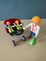 Playmobil Tweeling Kinderwagen Nr 5573, Ophalen of Verzenden, Zo goed als nieuw, Complete set