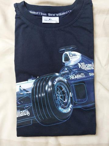 Origineel Williams F1 Team donkerblauw T-shirt maat XXL