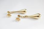 Drops oorbellen | 14 Karaat, Ophalen of Verzenden, Zo goed als nieuw, Knopjes of Stekers, Goud
