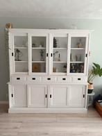 Grote witte buffetkast, Huis en Inrichting, Kasten | Buffetkasten, Ophalen, Gebruikt, 50 tot 75 cm, 200 cm of meer