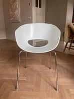 4 Orbit Large eetkamer stoelen wit, Ophalen, Kunststof, Gebruikt, Wit