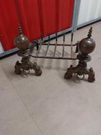 Antieke Haardbokken, Antiek en Kunst, Antiek | Koper en Brons, Ophalen of Verzenden, Brons