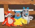 De Fabeltjeskrant handpoppen Meneer de uil Bor de Wolf plus, Kinderen en Baby's, Speelgoed | Knuffels en Pluche, Ophalen of Verzenden