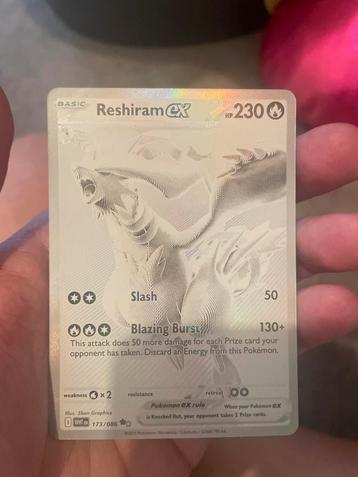Reshiram EX 173/086 Pokémon Kaart beschikbaar voor biedingen