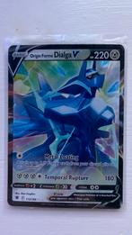Pokemon kaart origin forme dialga v, Hobby en Vrije tijd, Verzamelkaartspellen | Pokémon, Ophalen of Verzenden, Zo goed als nieuw