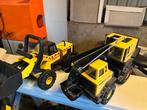 Tonka mighty steel kraan en shovel, Kinderen en Baby's, Speelgoed | Speelgoedvoertuigen, Ophalen of Verzenden, Gebruikt