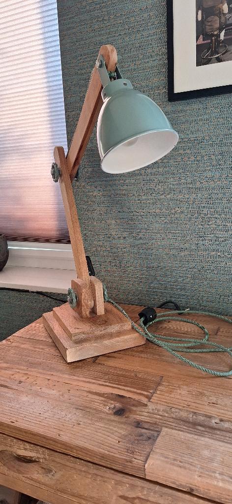 Bureaulamp/Tafellamp, Huis en Inrichting, Lampen | Tafellampen, Gebruikt, 50 tot 75 cm, Hout, Ophalen