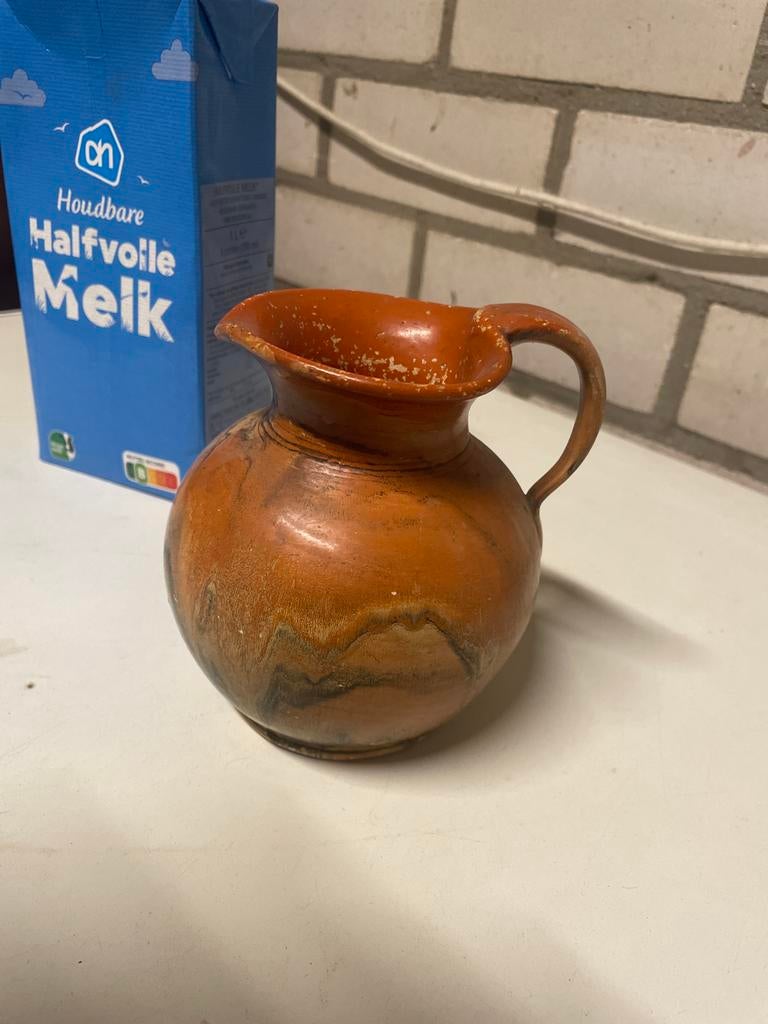 Aardewerk schenk kannetje, Antiek en Kunst, Ophalen of Verzenden