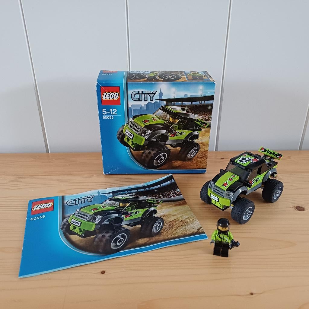 Lego City 60055 - monstertruck - compleet, doos, boekje, Kinderen en Baby's, Speelgoed | Duplo en Lego, Ophalen of Verzenden, Gebruikt