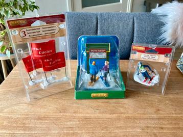 Kerstdorp Lemax ski items nieuw beschikbaar voor biedingen
