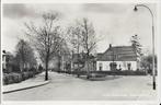 Eexta, Scheemda, Stationstraat, driesprong, lantaarnpaal, Verzenden, 1940 tot 1960, Ongelopen, Groningen