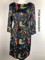 POM Amsterdam Jurk  (mt: 38/40) UR/8571, Maat 38/40 (M), POM Amsterdam, Blauw, POM Amsterdam