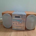 Sony stereo met 2 boxen (radio, cd, cassette), Ophalen, Gebruikt, Sony