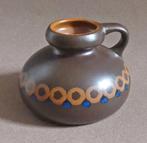 VEB Haldensleben 4129 B vintage vaasje bruin West-Germany, Huis en Inrichting, Gebruikt, Overige kleuren, Aardewerk of Porselein