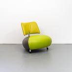 1x Leolux Pallone Fauteuil Groen/Grijs/Geel - Chroom, 75 tot 100 cm, Ophalen of Verzenden, Zo goed als nieuw, Metaal