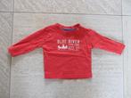 Longsleeve rood maat 74 t-shirt lange mouwen, Kinderen en Baby's, Babykleding | Maat 74, Ophalen of Verzenden, Zo goed als nieuw