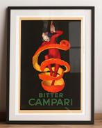 Leonetto Cappiello Bitter Campari Kunst Poster Art Deco, Antiek en Kunst, Ophalen of Verzenden