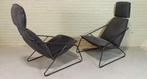 Set van 2 vintage Carl Ojerstam Villstad fauteuils, Ophalen, Tweedehands, Tweedehands, 75 tot 100 cm