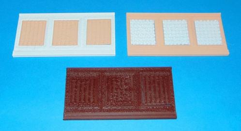 Modulaire lambrisering voor poppenhuis in 1:12, Verzamelen, Poppenhuizen en Toebehoren, Nieuw, Decoratie, Verzenden