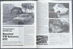 Volkswagen Scirocco 1 ( typ 53 ) testen in Autovisie e.a., Gelezen, Ophalen of Verzenden, Autovisie, Volkswagen