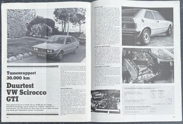 Volkswagen Scirocco 1 ( typ 53 ) testen in Autovisie e.a. beschikbaar voor biedingen