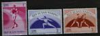 3 Postzegels San Marino 1954 postfris SPORT, Ophalen of Verzenden, Overige landen, Postfris