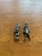 2 kabouters hangers ketting, Ophalen of Verzenden, Nieuw, Zilver, Overige materialen