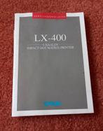 Handleiding Epso LX-400, Computers en Software, Vintage Computers, Ophalen of Verzenden, Epson