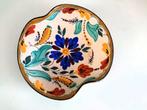 Vintage antiek bonbon schaaltje Flora Gouda plateel, Verzenden