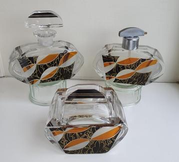 Grote zware kaptafel set art deco beschikbaar voor biedingen