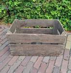 Oude houten kist, Fruitkist, Veilingkist. De Betuwe Tiel., Antiek en Kunst, Curiosa en Brocante, Ophalen