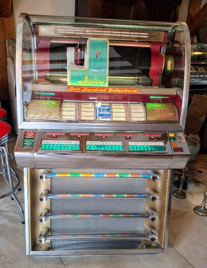 Hele mooie Seeburg v 200., Verzamelen, Automaten | Jukeboxen, Gebruikt, Seeburg, 1950 tot 1960, Ophalen