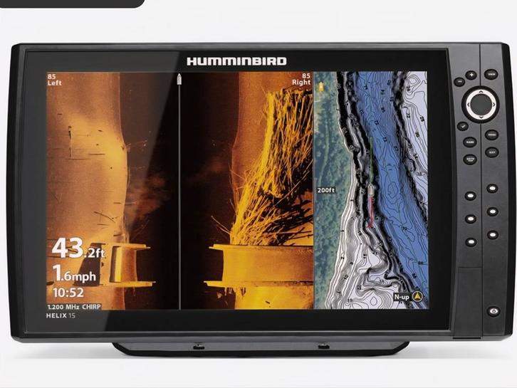 Humminbird Helix 15 Chirp MSI+ GPS G4N incl MSI+ transducer, Watersport en Boten, Hengelsport | Roofvissen, Zo goed als nieuw