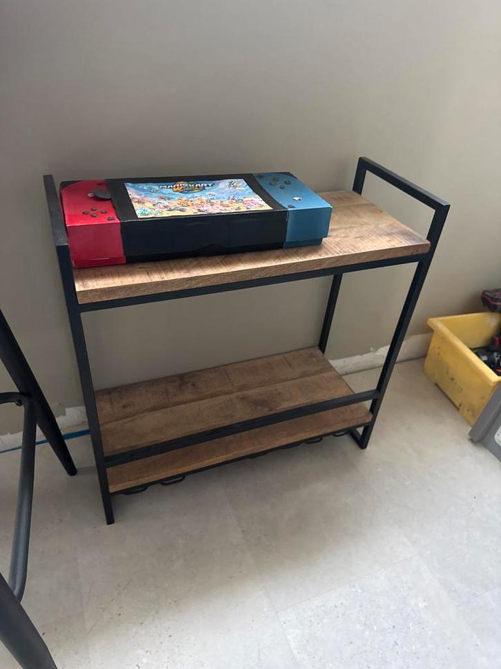 2x Wijnrek/Keukenkastje Leen Bakker, Huis en Inrichting, Kasten | Wandmeubels, Gebruikt, 25 tot 50 cm, Metaal, Ophalen of Verzenden