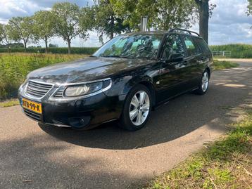 Saab 9-5 2.3 T Vector Sport Estate AUT 2006 Zwart APK 6-'26 beschikbaar voor biedingen