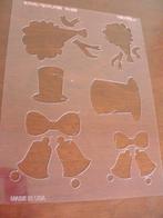 8342- HERBRUIKBAAR SJABLOON: HUWELIJK / BRUILOFT / TROUWEN, Ophalen of Verzenden, Nieuw, Materiaal