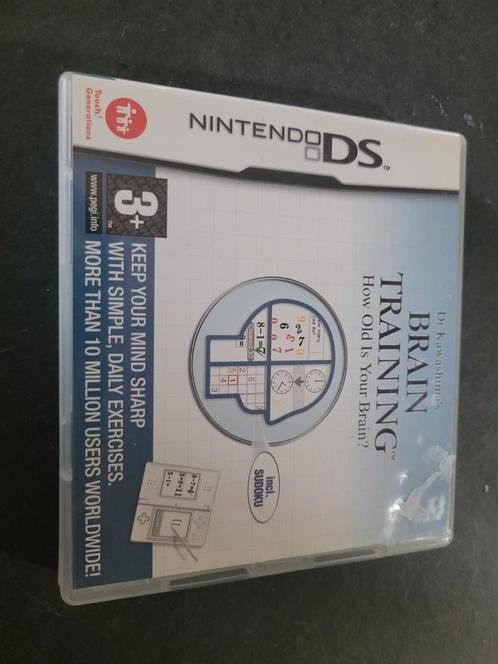 Dr. Kawashima's Brain Training, NDS, Spelcomputers en Games, Games | Nintendo DS, Zo goed als nieuw, Puzzel en Educatief, 1 speler