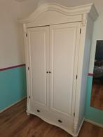 Mooie witte oude vintage kast kledingkast., Huis en Inrichting, Ophalen, 50 tot 100 cm, 150 tot 200 cm, Met deur(en)